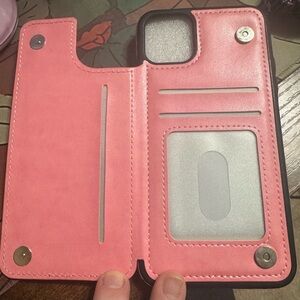 Pink Wallet Phone Case iPhone 11 Pro Max